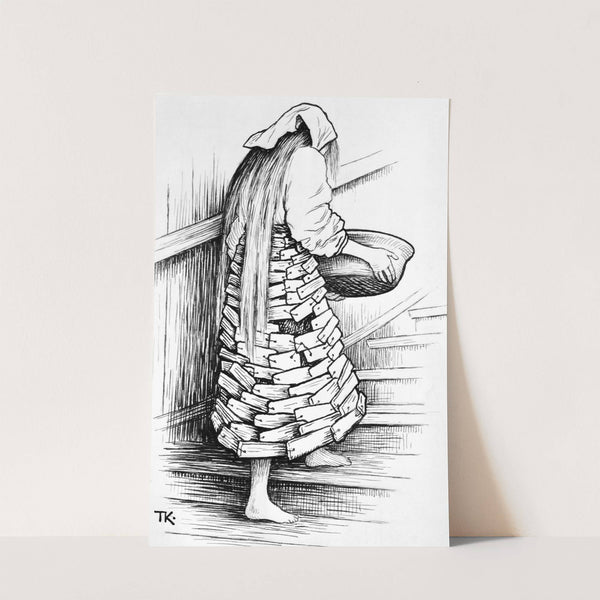 Kari Trestakk by Theodor Kittelsen