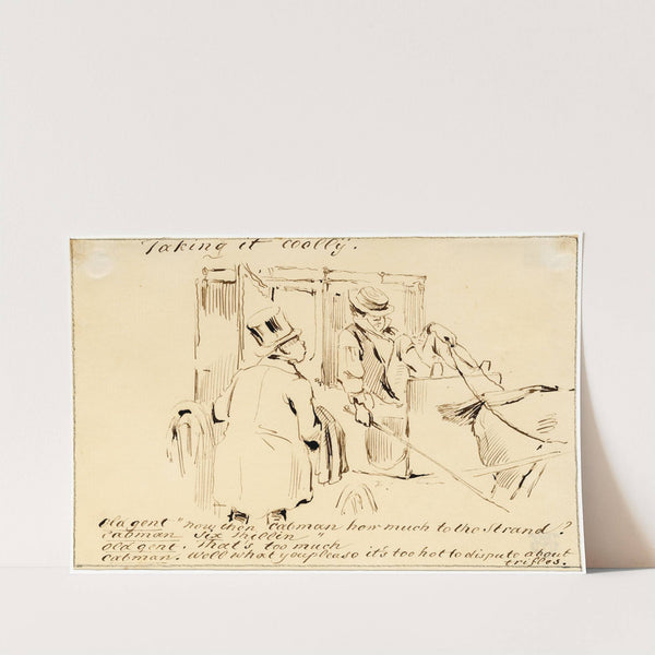 Karik., koetsier en passagier by Pieter van Loon