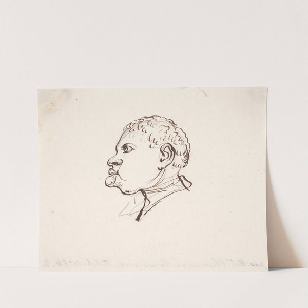 Karikatur af en sort afrikaner by Marie Jeanne Clemens