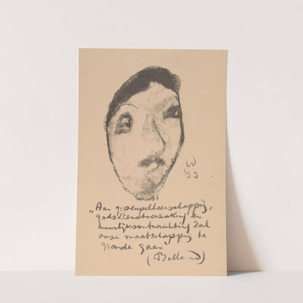 Karikatuur van Gerard Bolland by Erich Wichmann