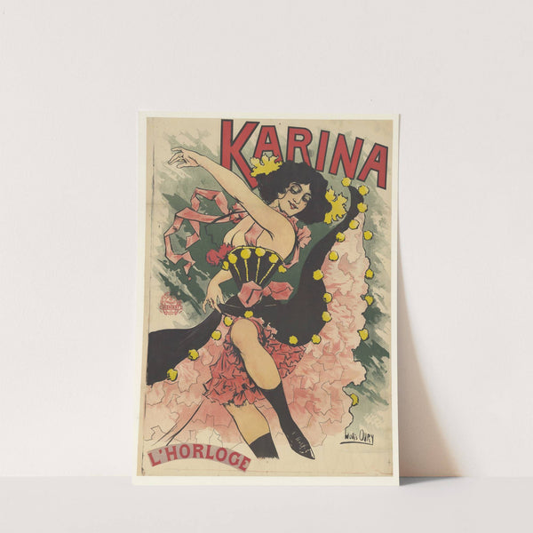 Karina. L’Horloge (1895) by Louis Oury