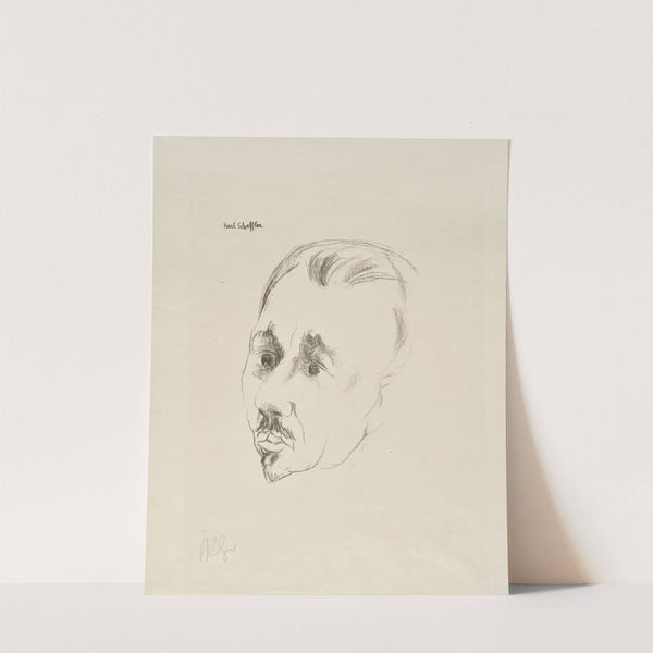 Karl Scheffler (1925) by Rudolf Grossmann