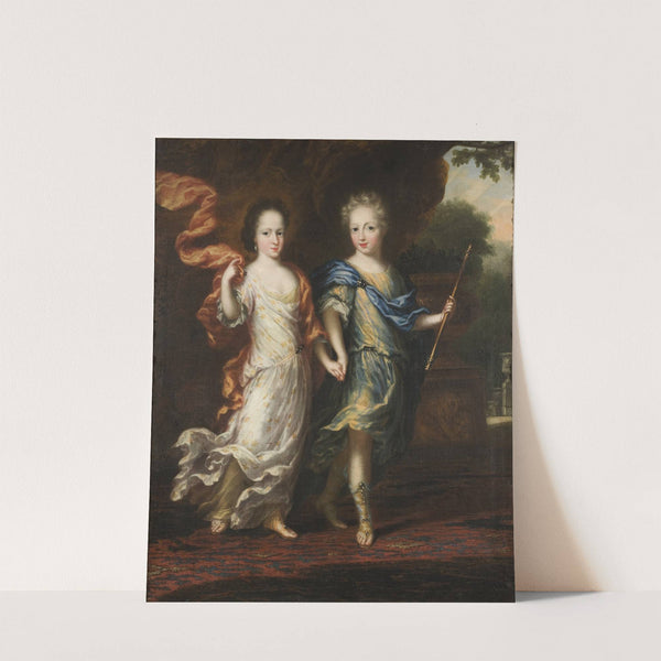 Karl XII, 1682-1718, King of Sweden and Hedvig Sofia, 1681-1708, Princess of Sweden by David Klöcker Ehrenstrahl