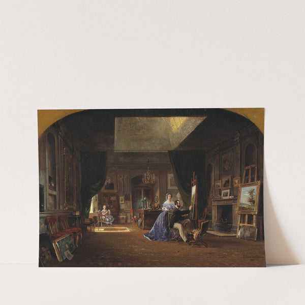 Karl XV's studio by Pierre Tetar van Elven