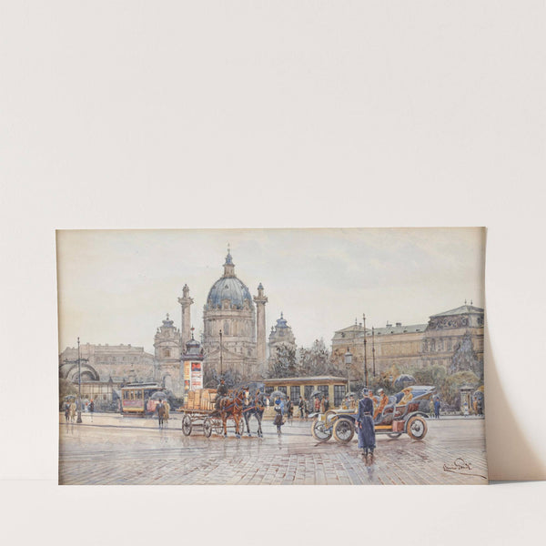 Karlsplatz in Wien by Erwin Pendl