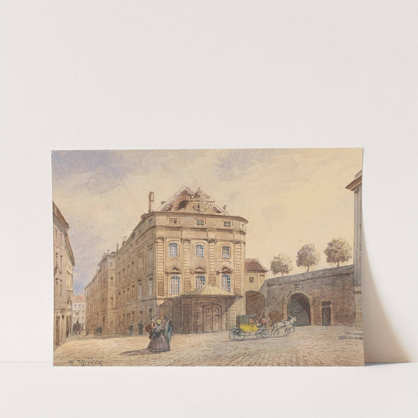 Kärtnertortheater by Karl Wenzel Zajicek