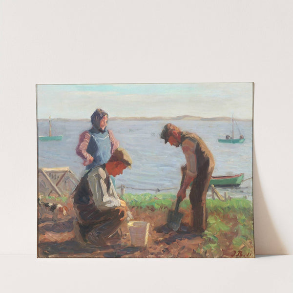 Kartoffeloptagning (studie) by Jens Birkholm
