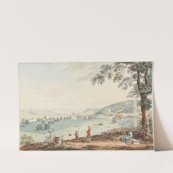 Käsertz bei Bern by Johann Ludwig Aberli