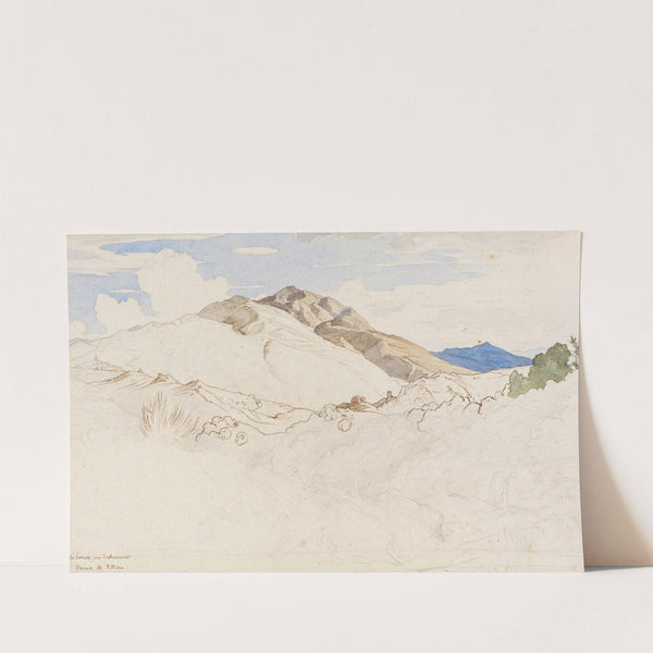 Kastanienwald vor dem Monte Serone, Olevano by Victor Paul Mohn