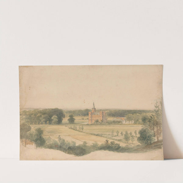 Kasteel Moyland bij Kleef (1827 - 1897) by Lodewijk Johannes Kleijn