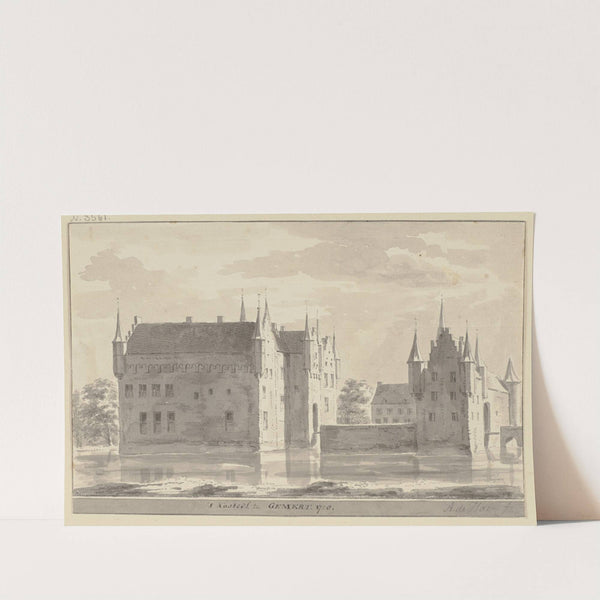 Kasteel te Gemert by Abraham de Haen the Younger