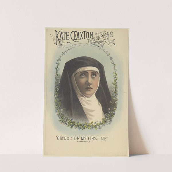 Kate Claxton. Two Orphan combination (1885) by Strobridge & Co. Lith.