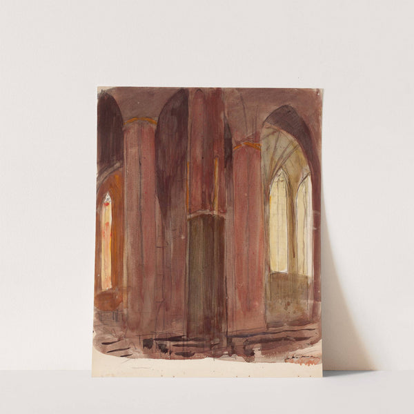 Katedraali, sisäkuva by Magnus Enckell