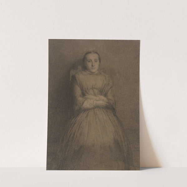 Katharina Elise Heislitz, erste Frau von Anton Burger by Angilbert Göbel