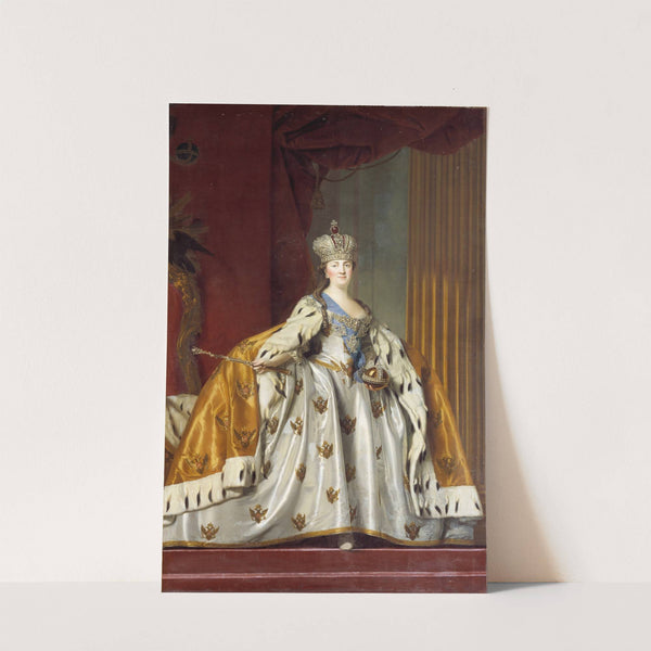 Katharina II af Rusland i kroningsdragt by Vigilius Eriksen