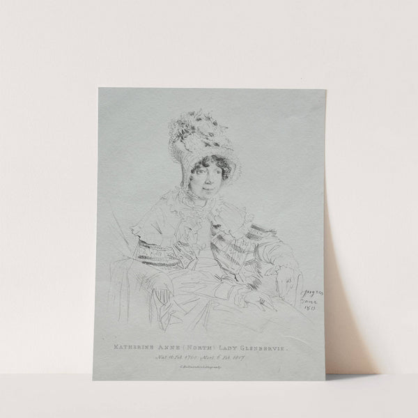 Katherine Anne Lady Glenbervie (1815) by Jean Auguste Dominique Ingres