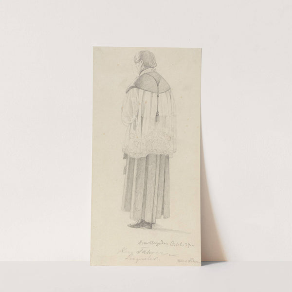 Katolsk geistlig, Berchtesgaden (1837) by Adolph Tidemand