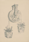 Katrol met twee bloembakken (1856-1897)
