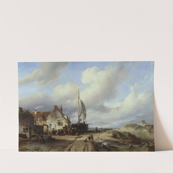 Katwijk aan Zee (South Holland) by Salomon Leonardus Verveer