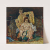 Kauerndes Menschenpaar (Die Familie) (1918) by Egon Schiele