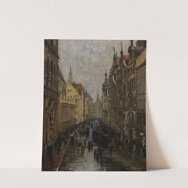 Kaufingerstraße in München by Charles Vetter