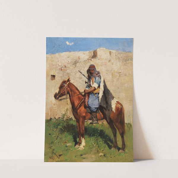 Kaukasischer Reiter (1883) by Franz Roubaud