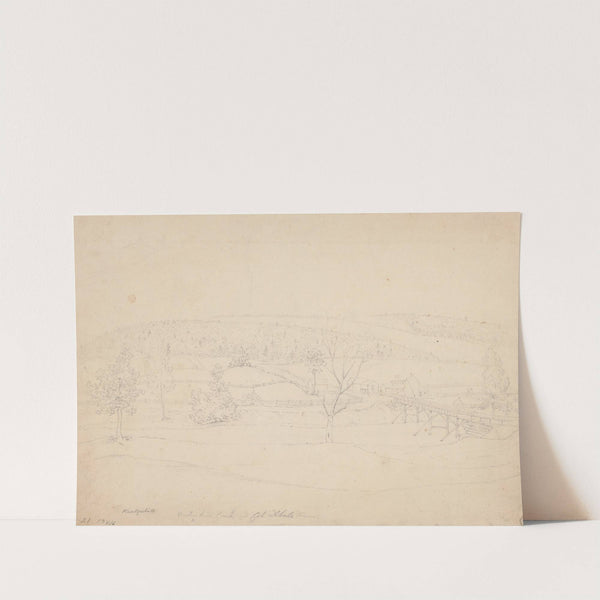 Kauterskill Creek and Col Abeels Farm by John Rubens Smith