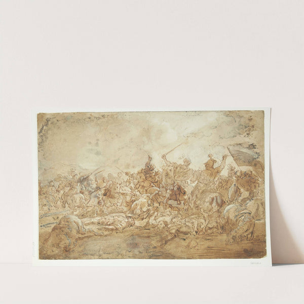 Kavaleri-slagscene by Jacques Courtois