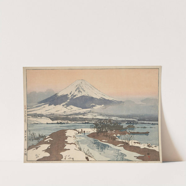 Kawaguchi ko (Fuji from Kawaguchi Lake) (1926) by Yoshida Hiroshi