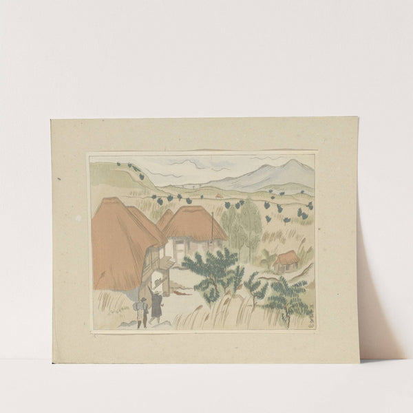 Kawakami hot springs (1917) by Morita Tsunetomo