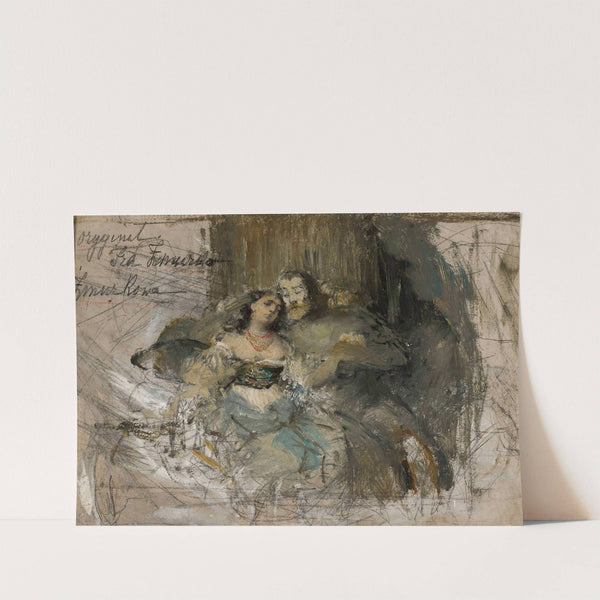 Kazimierz and Esterka by Franciszek Żmurko