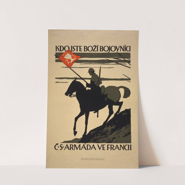 Kdo jste bo ̕bojovnc̕i– . S. armd̀a ve Francii (1918) by Vojtech Preissig