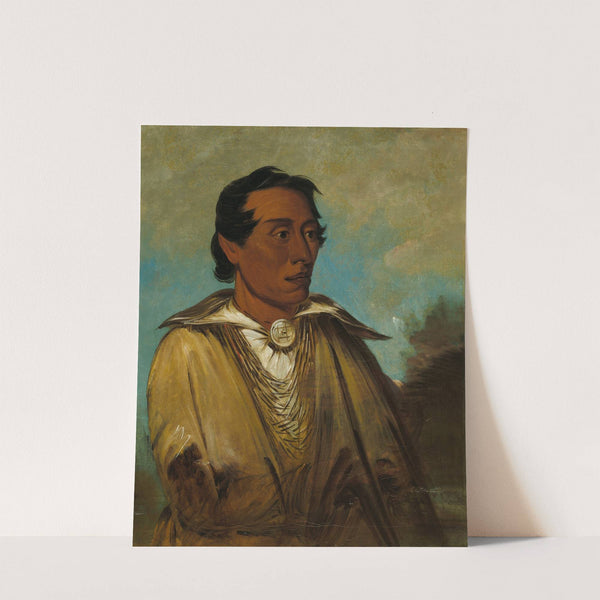 Kee-Án-Ne-Kuk, Foremost Man, Chief of The Tribe by George Catlin