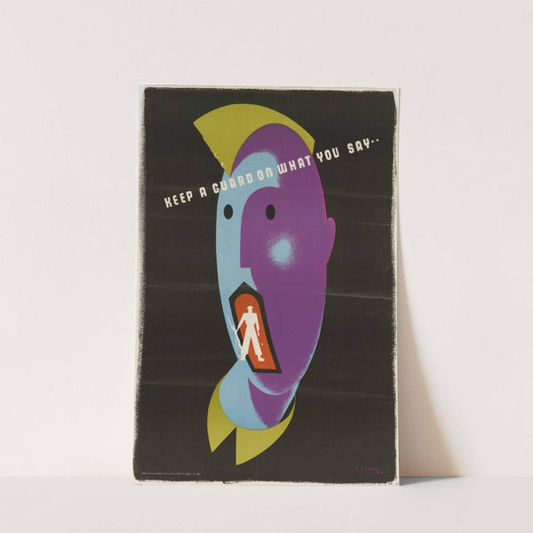 Keep a Guard on What You Say by Abram Games