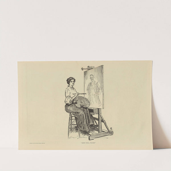 ‘Keep Still, Please’ (1900-1905) by Charles Dana Gibson