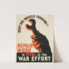 Keep the wheels turning! Repair work is vital to the war effort by Frank Newbould