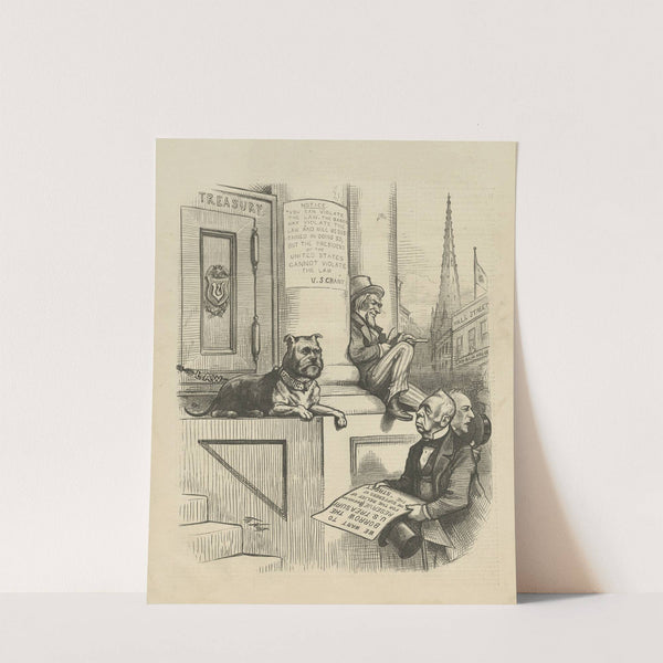 Keeping the money where it will do most good (1873) by Thomas Nast