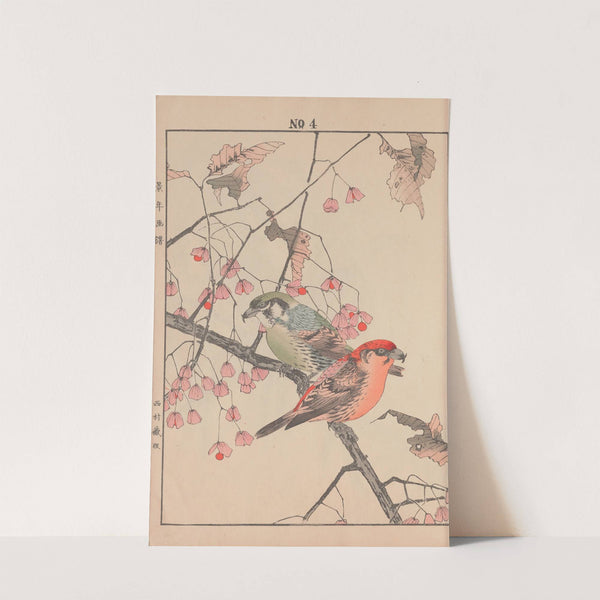 Keinen kachō gafu Pl.127 (1891) by Imao Keinen