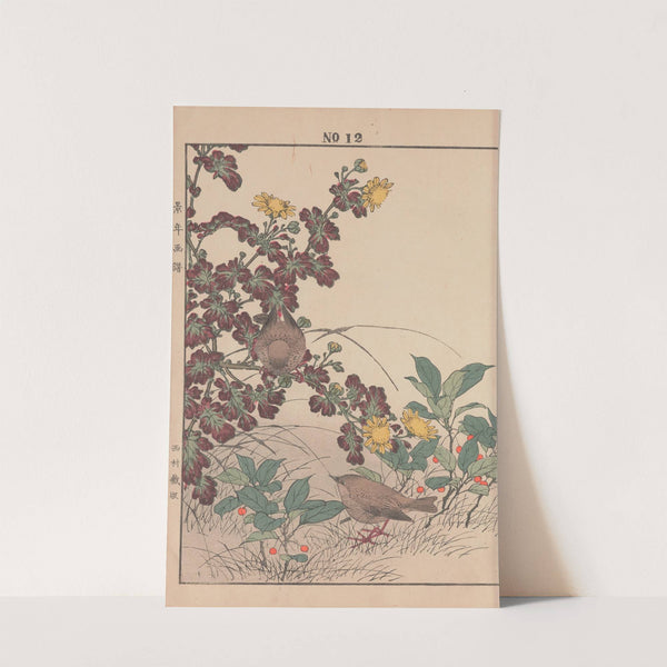 Keinen kachō gafu Pl.135 (1891) by Imao Keinen