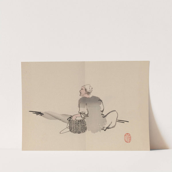 Keinen shūgajō Pl.74 (1906) by Imao Keinen