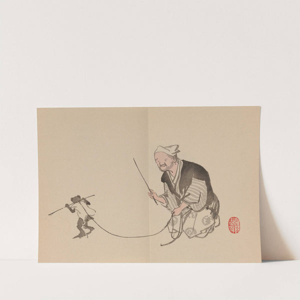 Keinen shūgajō Pl.81 (1906) by Imao Keinen
