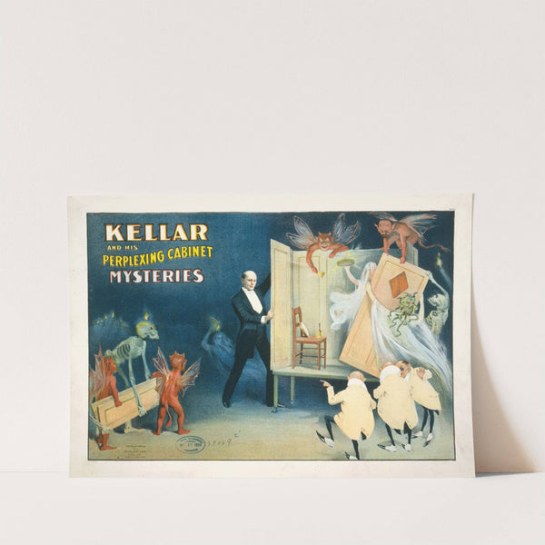 Kellar and his perplexing cabinet mysteries by Strobridge & Co. Lith.