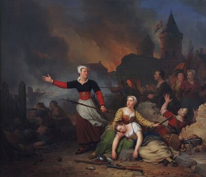 Kenau Simonsdr. Hasselaar tijdens het beleg van Haarlem (1829)