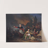 Kenau Simonsdr. Hasselaar tijdens het beleg van Haarlem (1829) by Ferdinand de Braekeleer