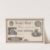 Ringwood Bank one pound note (1820-1829) by Perkins & Heath