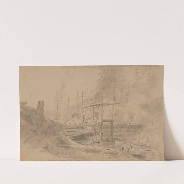 Kenedey Foster’s mill under the Bald Mountain Tenn. (1856) by David English Henderson