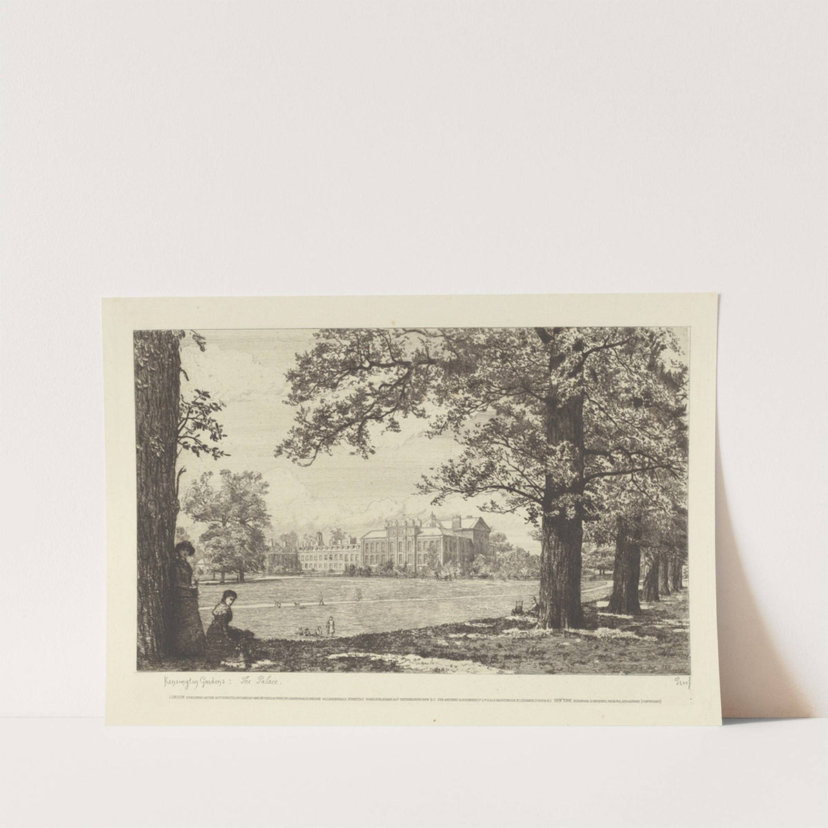 Kensington Gardens: The Palace (1881) by Tristram James Ellis