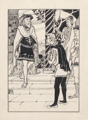 Kent vermomd bij King Lear