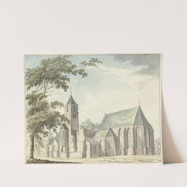 Kerk te Warmond by Hendrik Tavenier