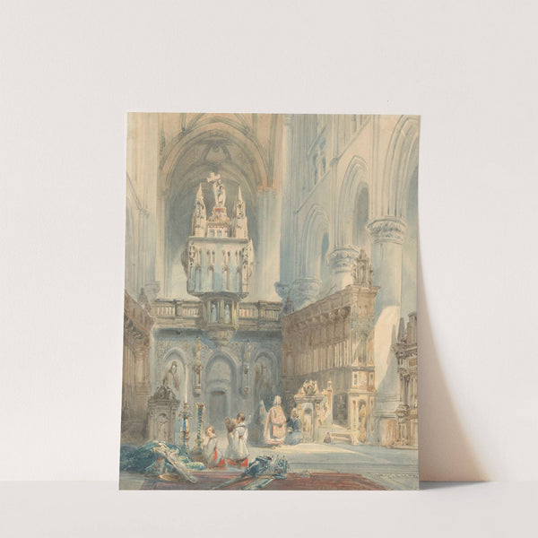 Kerkinterieur by Johannes Bosboom